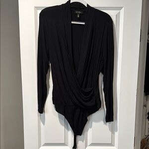 Black Long Sleeve Bodysuit